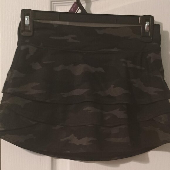 Athleta Girl Other - Athleta Girl/Swing Skort/Girls M 8-10/Black Gray Camo/Athletic Activewear